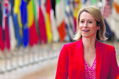 Kaja Kallas, chefe da diplomacia europeia