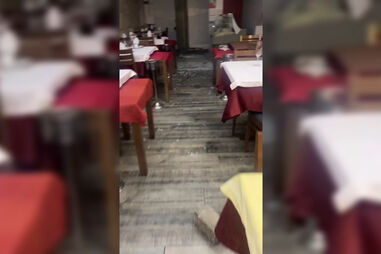 Restaurante em Matosinhos completamente destruído após assalto