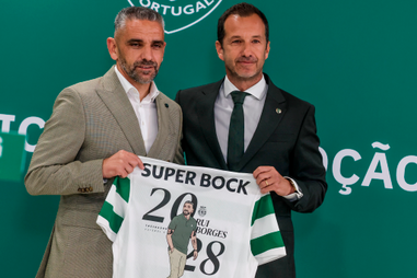 Rui Borges renovou contrato com o Sporting no dia 1 de maio