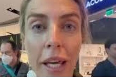 Clarissa Ward denunciou filas enormes no Aeroporto Humberto Delgado