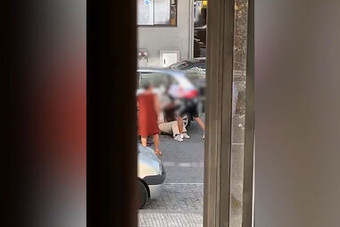 Ciclista agride violentamente condutora após discussão em Matosinhos