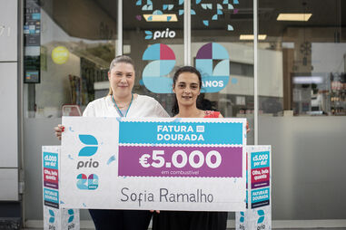 Sofia Ramalho abastece sempre no mesmo posto, na Maia, e nem acreditou quando soube que ganhara