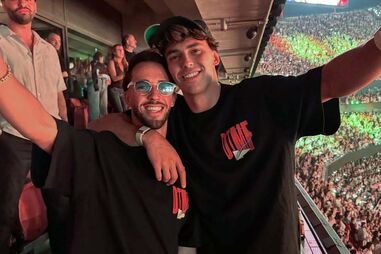 João Félix e o irmão Hugo 