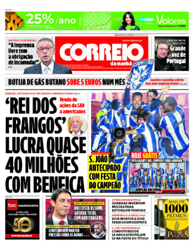 Capa do jornal