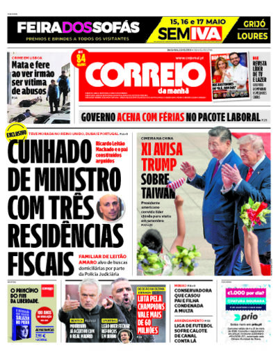 Capa do jornal