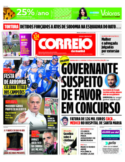 Capa do jornal