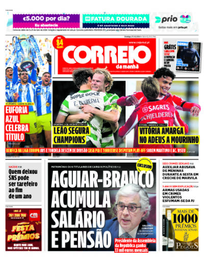 Capa do jornal