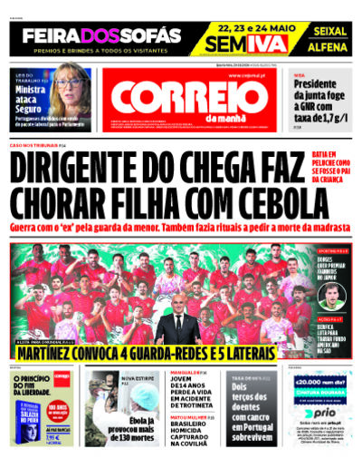 Capa do jornal