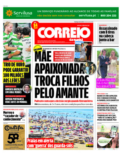 Capa do jornal