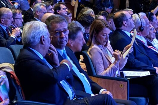 António Jose Seguro e António Costa juntos em Florença