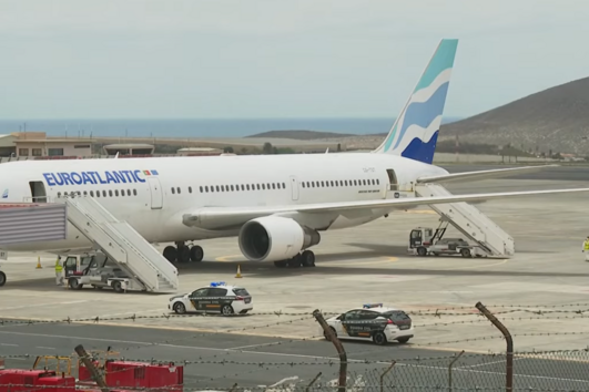 Avião português da Euroatlantic é um Boeing 767-300ER, de matrícula CS-TST.