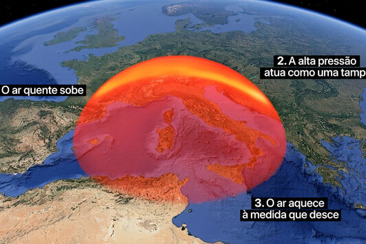 Cúpula de calor coloca Portugal sob alerta. Veja como o fenómeno atua 