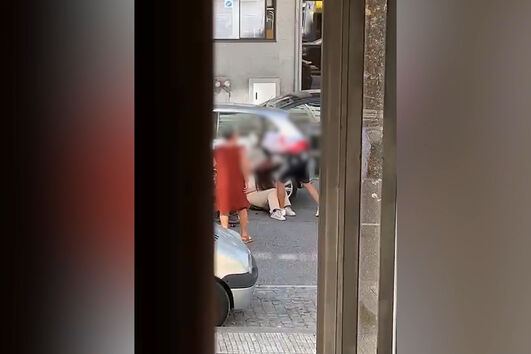 Ciclista agride violentamente condutora após discussão em Matosinhos