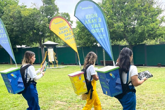 Ponto Verde promove a reciclagem