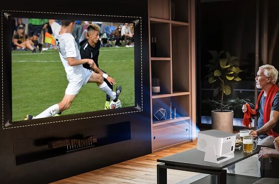 Projetor Magcubic HY350Max: veja o Mundial em 4K com Android 14 e foco automático