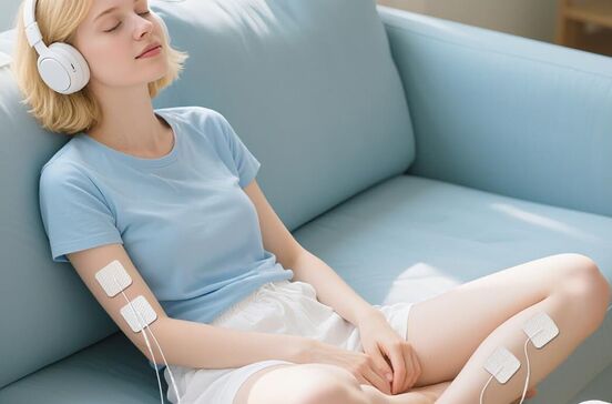 Eletroestimulação muscular para alívio de dores e recuperação em casa