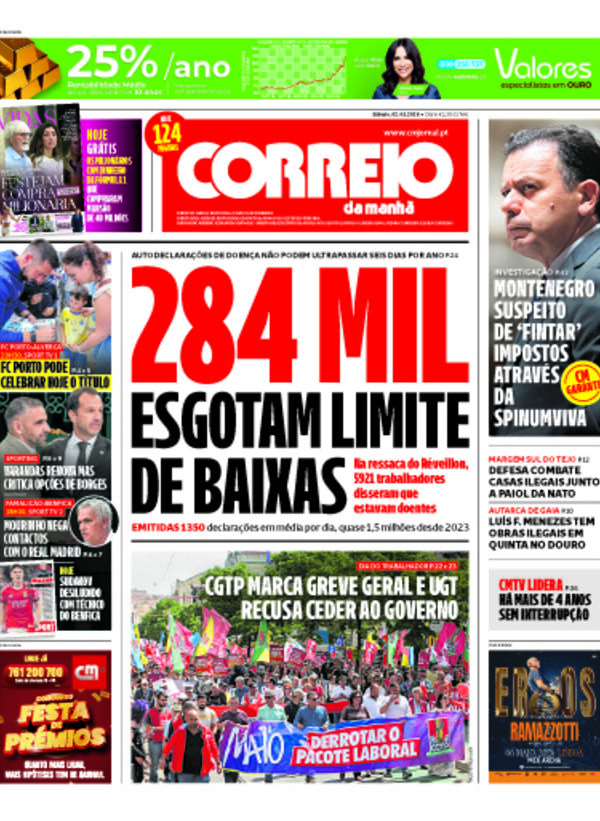 Capa do jornal