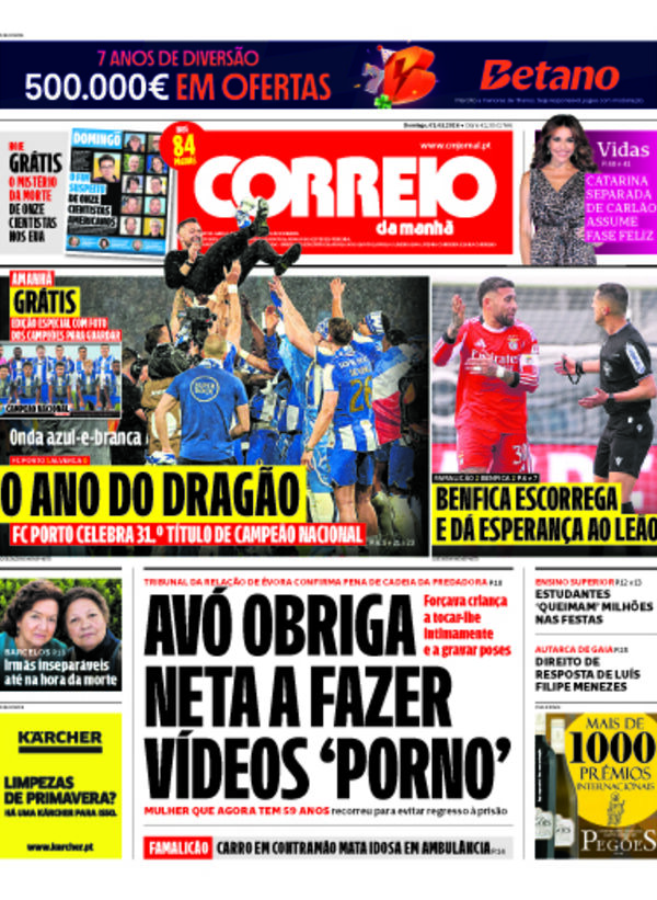 Capa do jornal