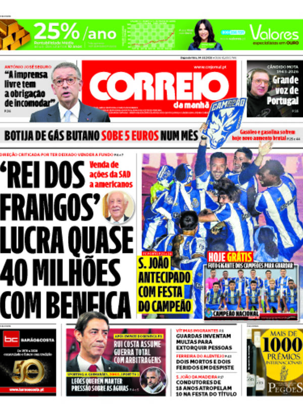 Capa do jornal