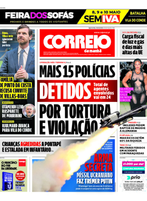 Capa do jornal