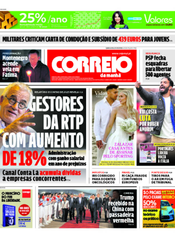 Capa do jornal