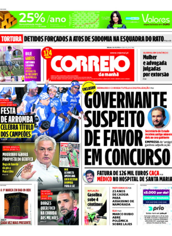Capa do jornal