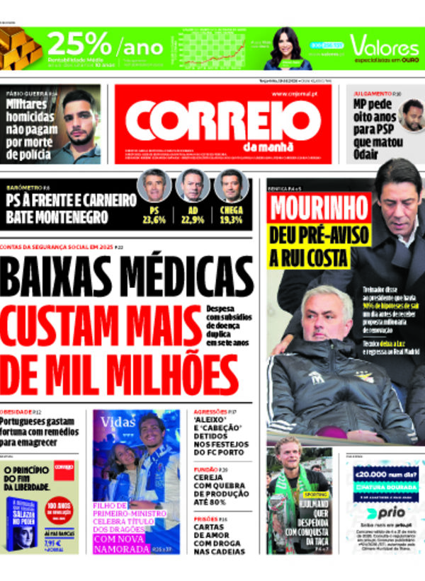 Capa do jornal