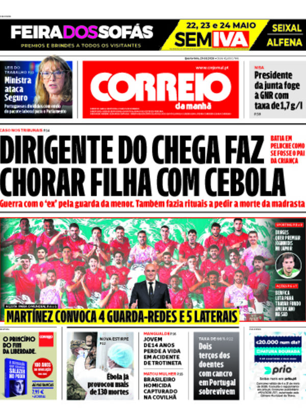 Capa do jornal