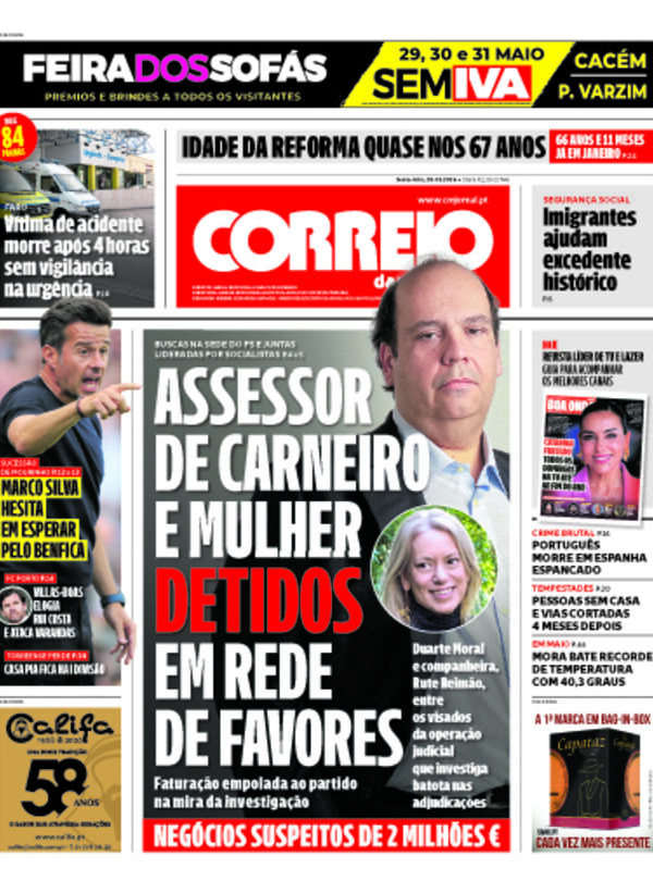 Capa do jornal