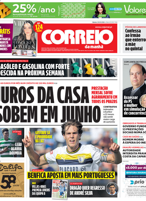 Capa do jornal