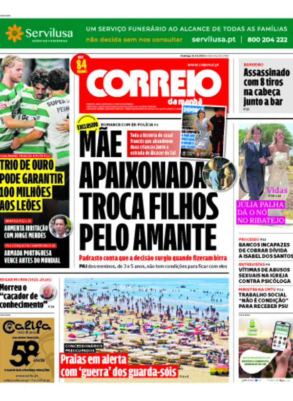 Capa do jornal