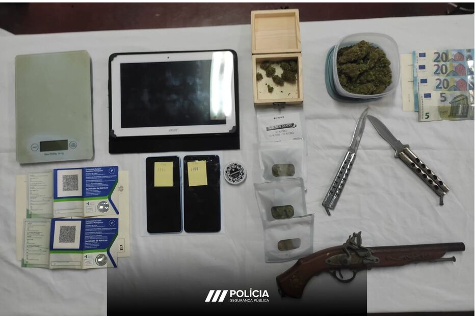 PSP detém suspeito de tráfico de droga em Chaves e apreende material