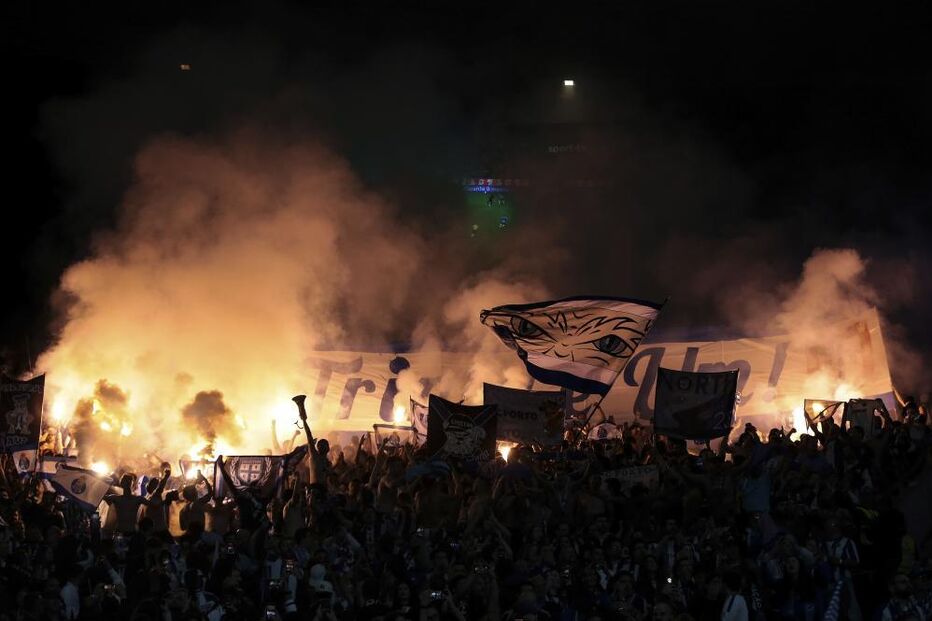 Adeptos festejam vitória do FC Porto