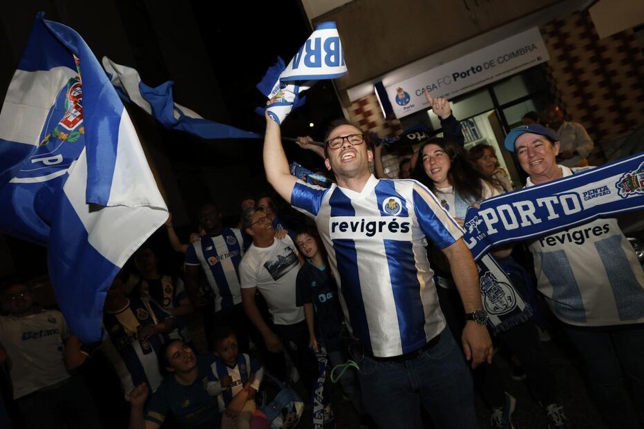Festejos da conquista do título do FC Porto, Coimbra