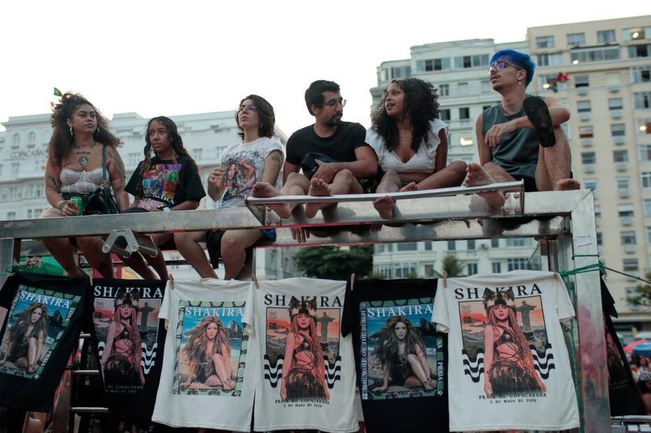 Fãs esperaram Shakira no Rio de Janeiro 