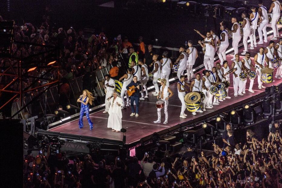 Concerto no Rio de Janeiro fez parteda tour de Shakira “Las Mujeres Ya No Lloran”
