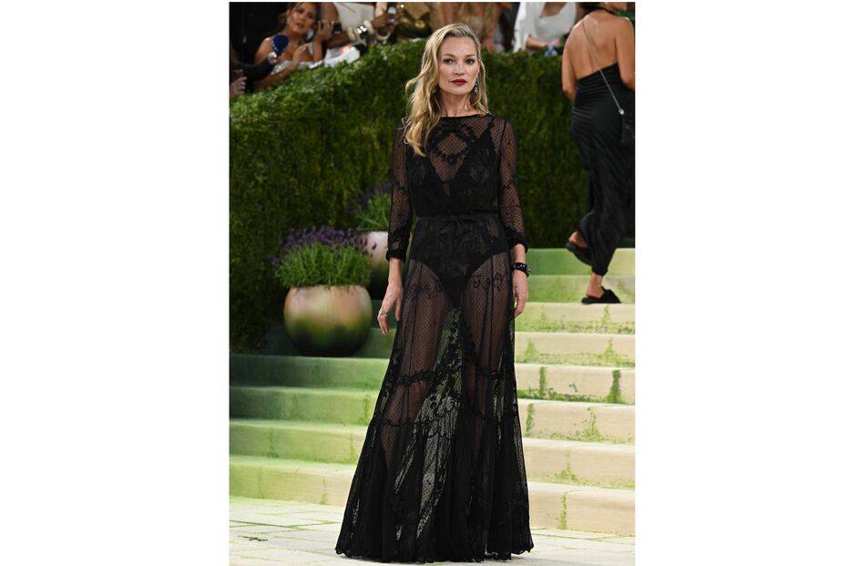 Kate Moss no Met Gala 2026, em Nova Iorque