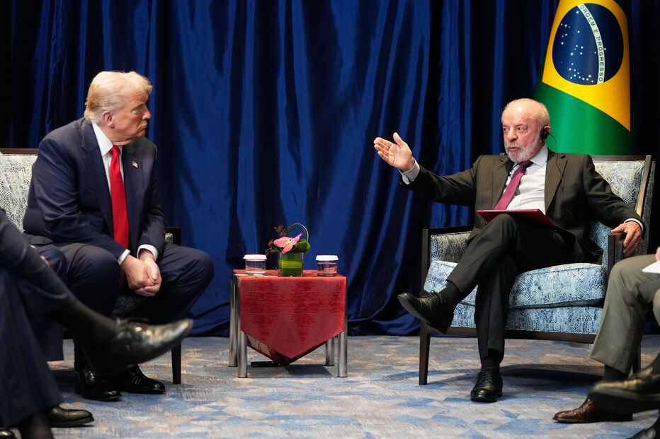 Lula da Silva com Donald Trump