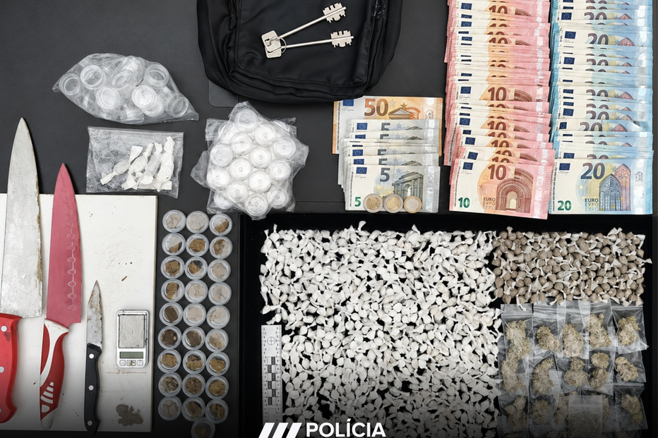 PSP detém 3 traficantes na Baixa de Lisboa com droga e dinheiro