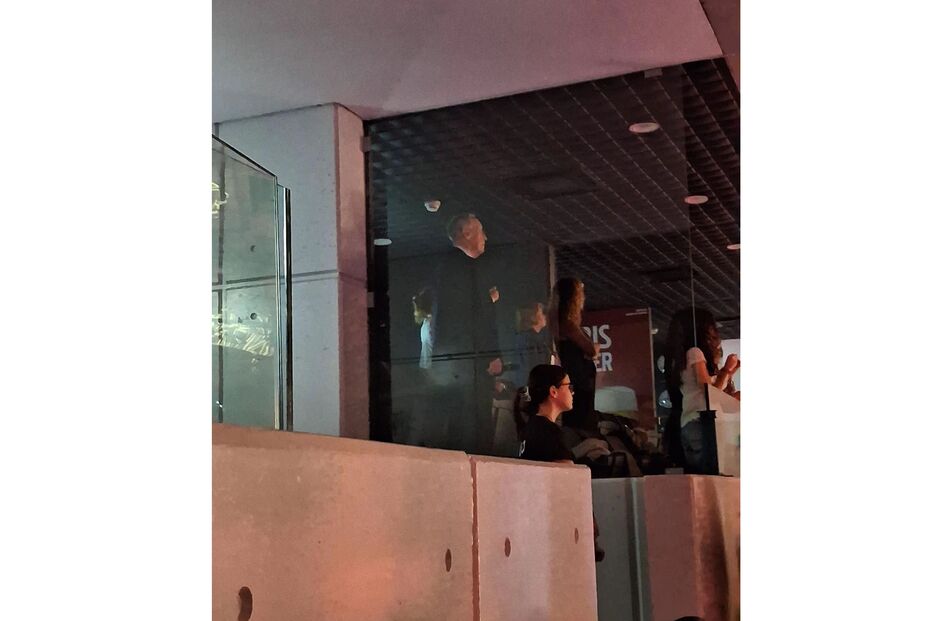 Marcelo Rebelo de Sousa no concerto das TWICE na MEO Arena