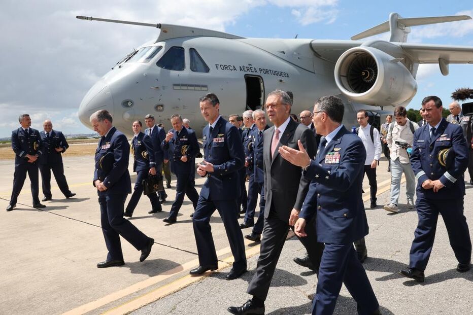 Presidente da República assistiu a demonstração operacional da Força Aérea no Montijo