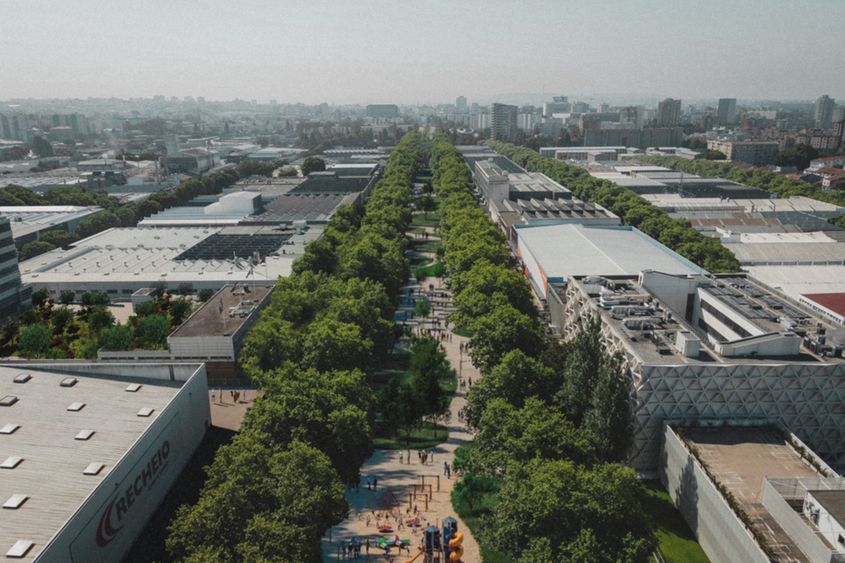 Imagem virtual do soterramento do trânsito na avenida AEP