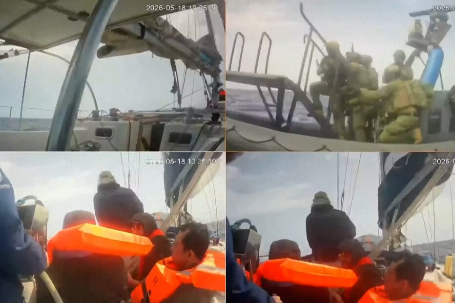 Tropas israelitas intercetam flotilha perto da Faixa de Gaza