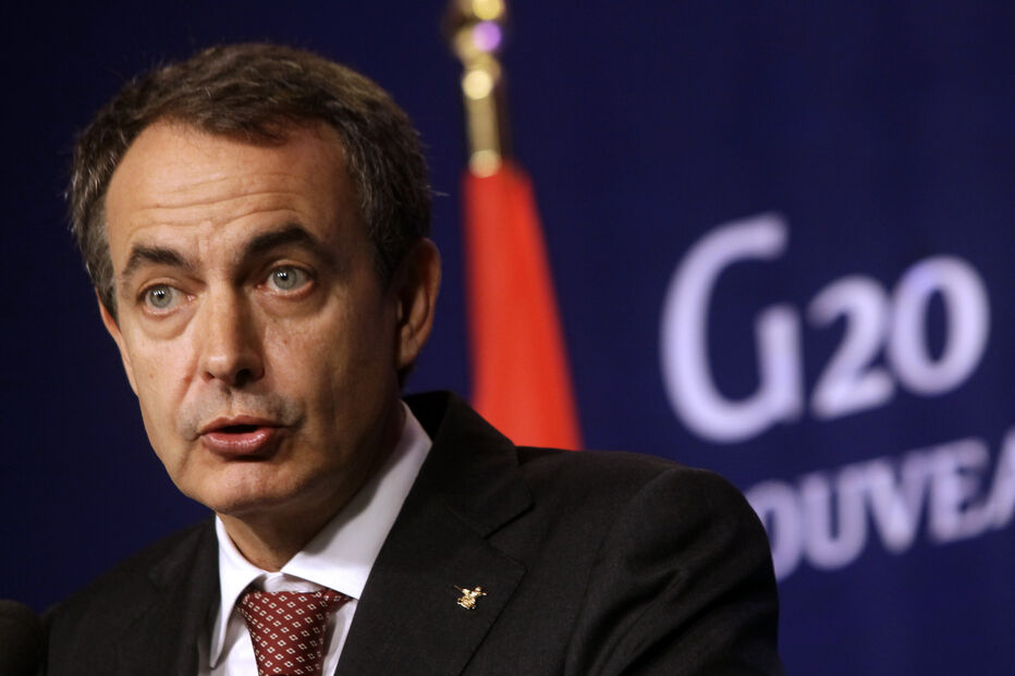Antigo primeiro-ministro espanhol, José Luis Rodríguez Zapatero