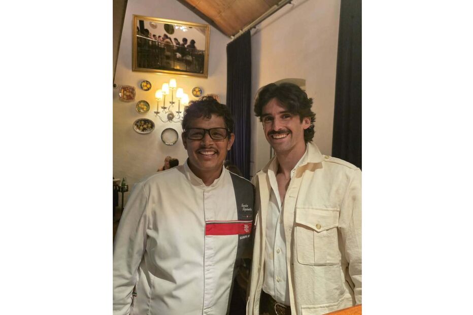 Francisco Trincão no restaurante Come Prima