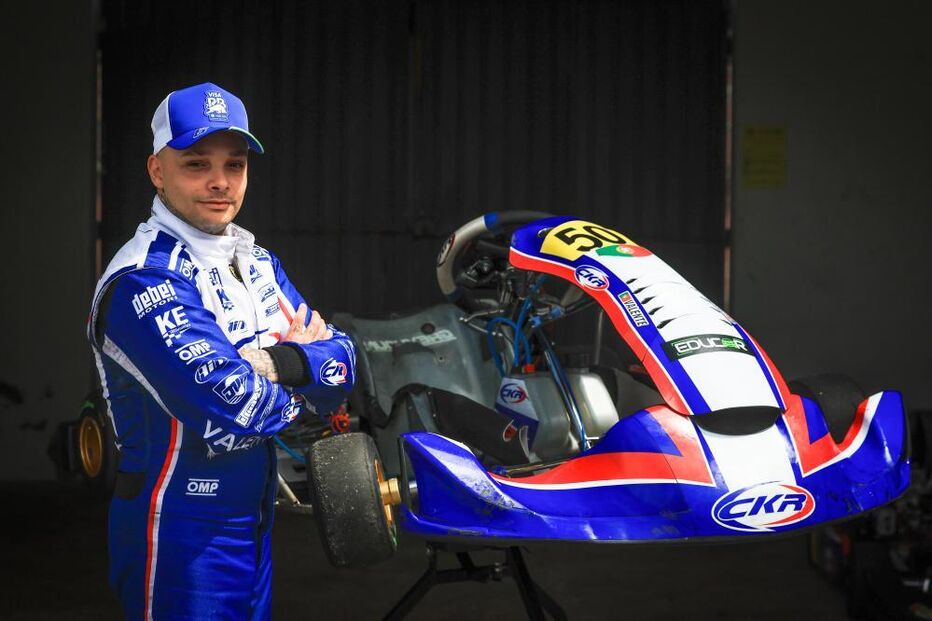 Pedro Valente, piloto de karts que teve um acidente e ficou com problemas motores 