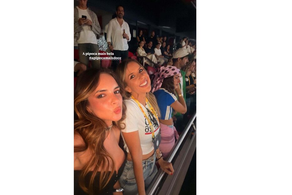 Ana Garcia Martins no concerto do Bad Bunny em Lisboa