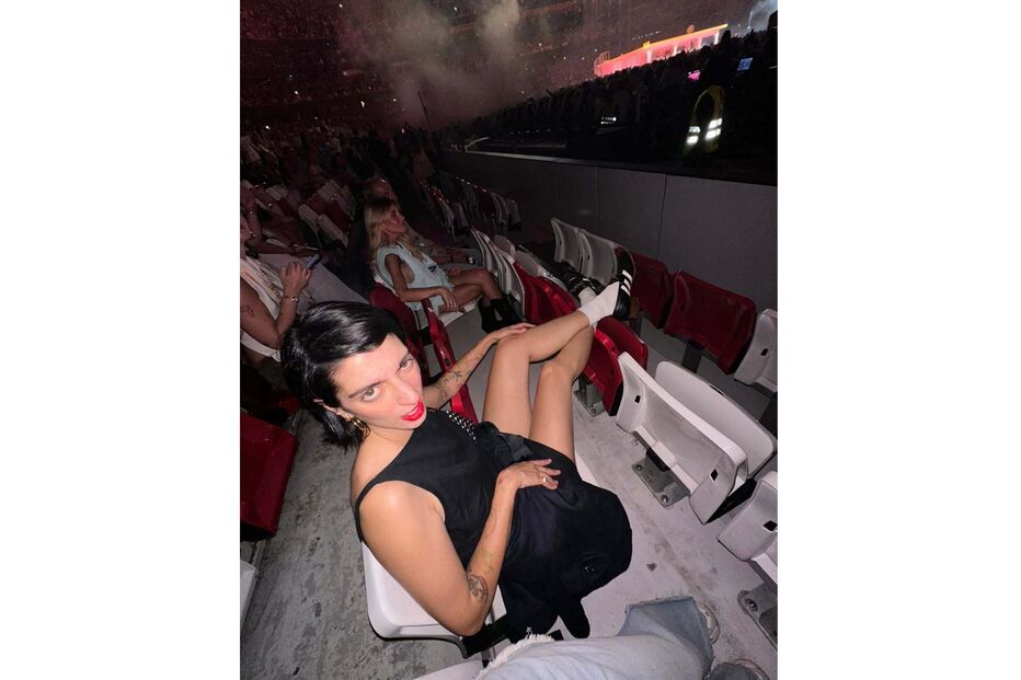 Joana Barrios no concerto do Bad Bunny