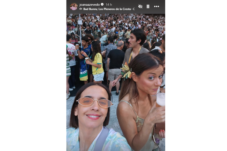 Vera Fernandes, Joana Azevedo no concerto do Bad Bunny