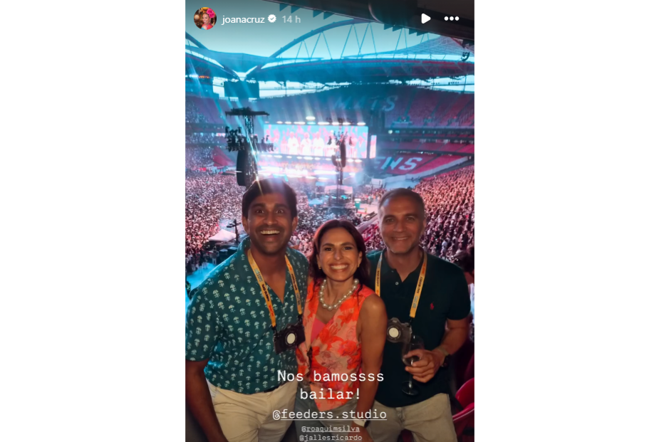 Joana Cruz no concerto do Bad Bunny